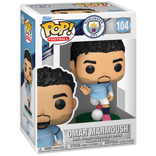 Funko Pop! Football: Manchester City - Omar Marmoush #104 Image 1
