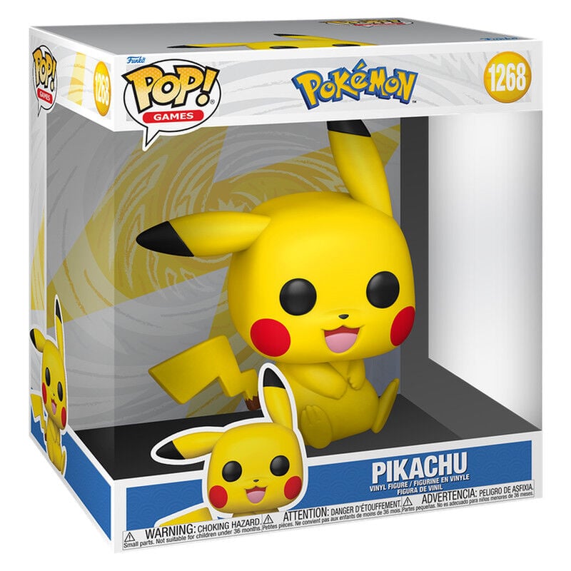 Funko POP! Jumbo Pokémon Pikachu #1268 Image 1 VR.LV Funko POP! Jumbo Pokémon Pikachu #1268 Image 1