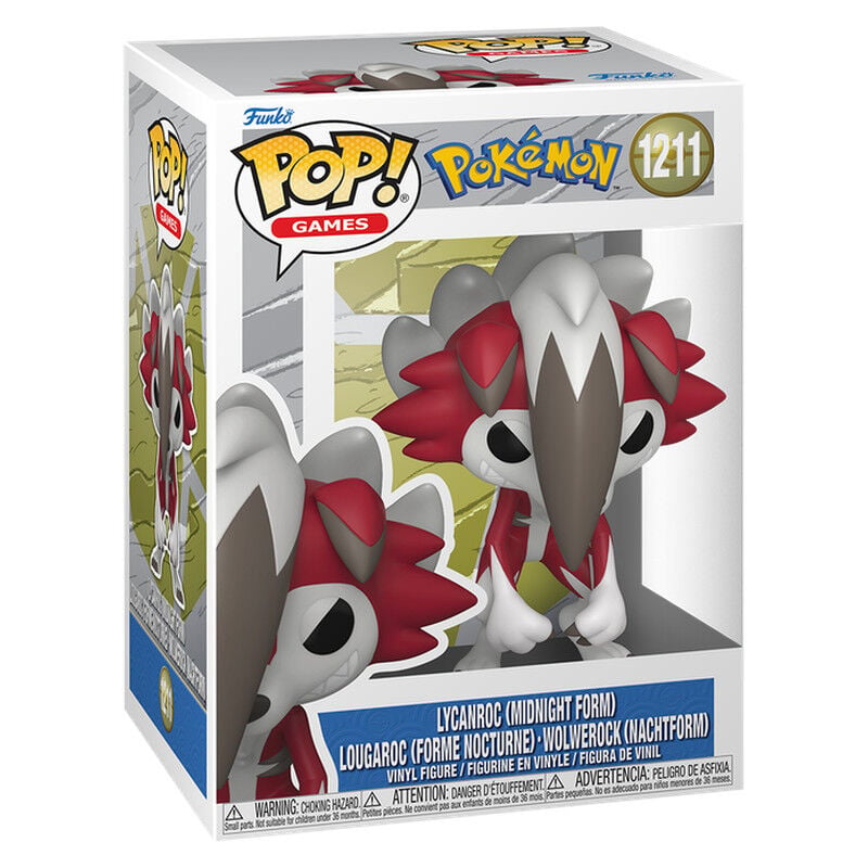 Funko POP! Pokémon Lycanroc (Midnight Form) #1211 Image 1 VR.LV Funko POP! Pokémon Lycanroc (Midnight Form) #1211 Image 1