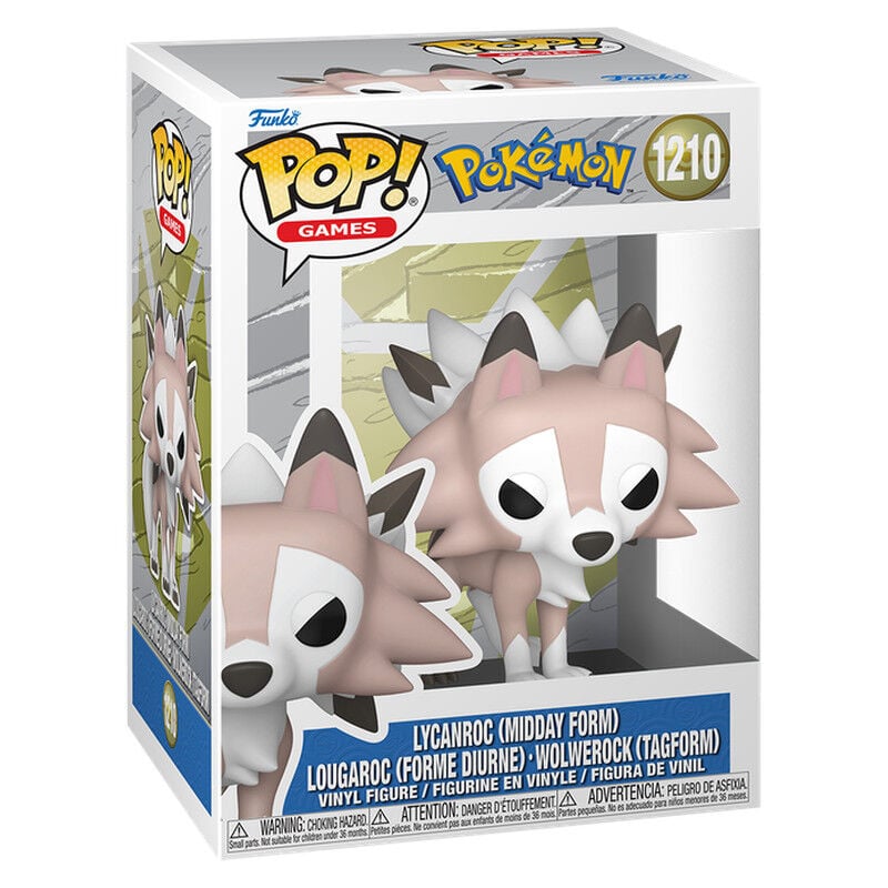 Funko POP! Pokémon Lycanroc (Midday Form) #1210 Image 1 VR.LV Funko POP! Pokémon Lycanroc (Midday Form) #1210 Image 1