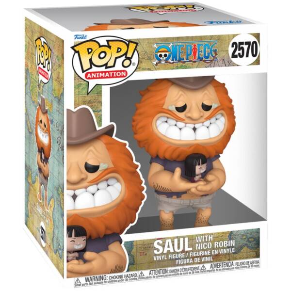 Funko POP! Super One Piece Saul with Nico Robin #2570 Image 1
