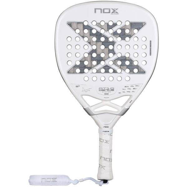 Padel NOX At10 Genius Attack 12k Alum Xtrem 2026 White Image 1