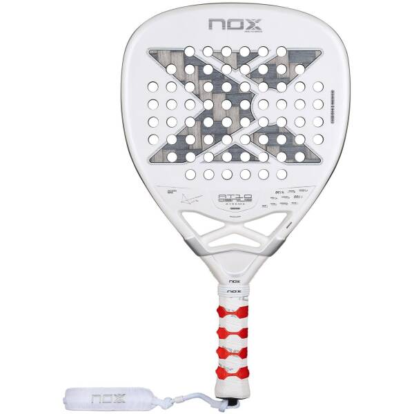 Padel NOX At10 Genius Attack 12k Alum Xtrem 2026 White Image 2