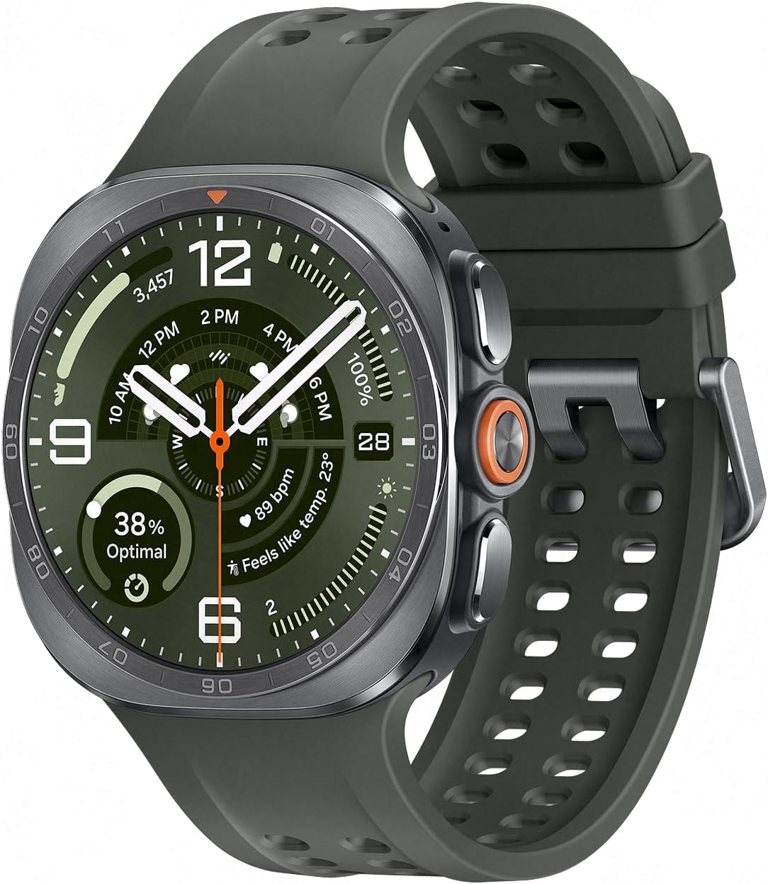 Samsung Galaxy Watch Ultra 2 2026 47mm LTE NFC BT 60 Titanium Silver EU SM-L715 Image 1 VR.LV Samsung Galaxy Watch Ultra 2 (2026) 47mm, LTE, NFC, BT 6.0 Titanium Silver EU SM-L715 Image 1