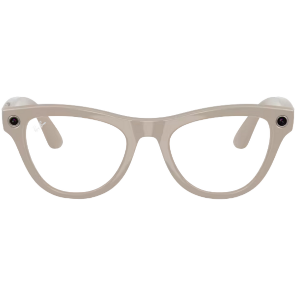 Ray-Ban Meta Skyler Gen1 52-20 Shiny Chalky Grey EU Image 2