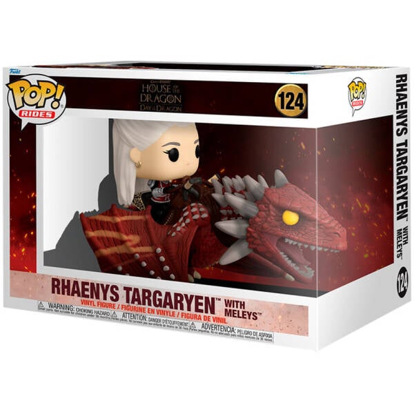 Funko Pop! Deluxe: House of the Dragon - Rhaenys Targaryen with Meleys #124 Image 1