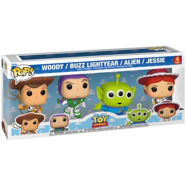 Funko Pop 4 figures Disney Pixar Toy Story Image 1