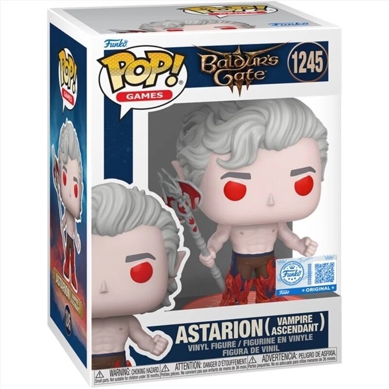 Funko Pop! Exclusive: Baldur''s Gate - Astarion Vampire Ascendant #1245 Image 1 VR.LV Funko Pop! Exclusive: Baldur''s Gate - Astarion Vampire Ascendant #1245 Image 1