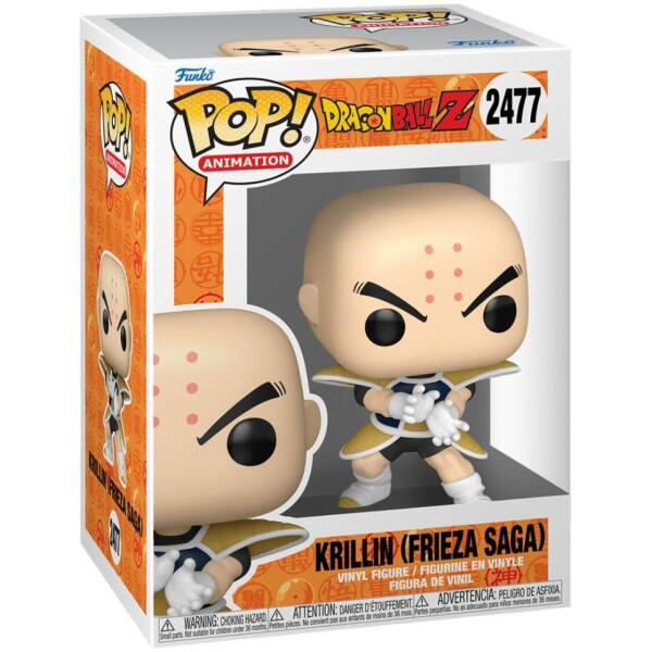 Funko Pop! Dragon Ball Z - Krillin (Frieza Saga) #2477 Image 1