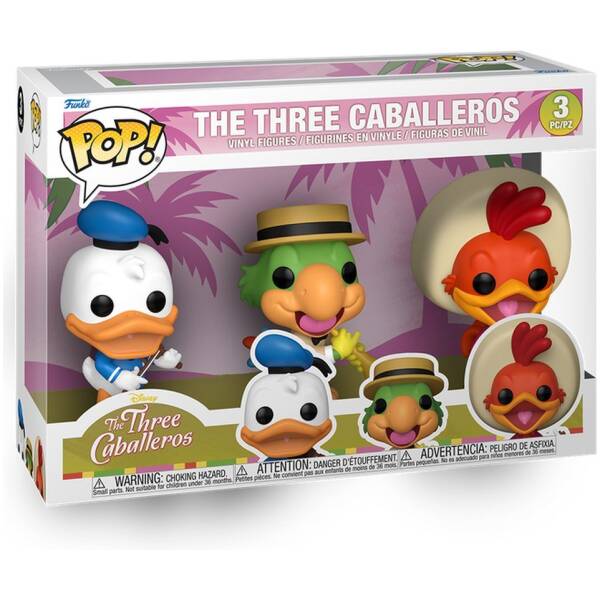 Funko Pop 3 pack figures Disney The Three Caballeros Image 1