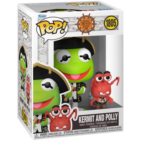 Funko Pop! Muppet Treasure Island 30 - Kermit and Polly #1805 Image 1