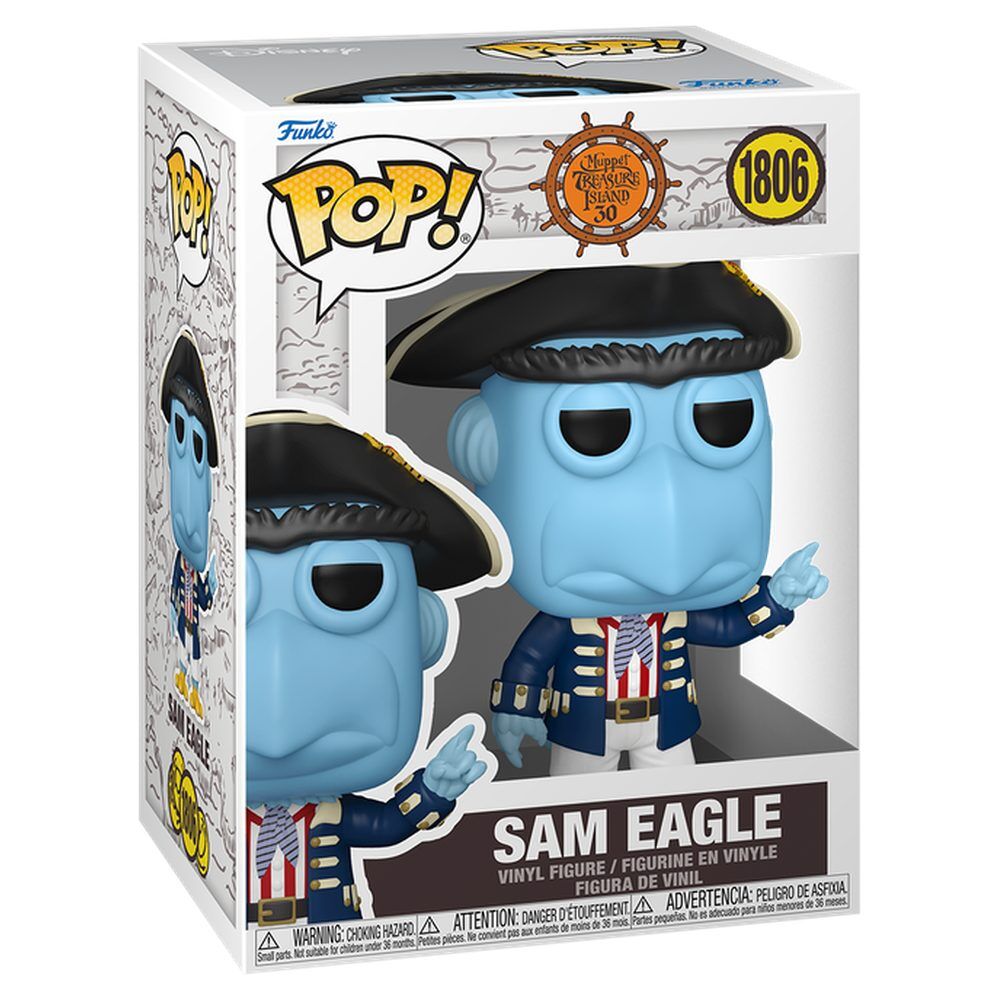 Funko Pop! Muppet Treasure Island 30 - Sam Eagle #1806 Image 1 VR.LV Funko Pop! Muppet Treasure Island 30 - Sam Eagle #1806 Image 1