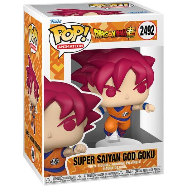 Funko Pop! Dragon Ball Super - Super Saiyan God Goku #2492 Image 1