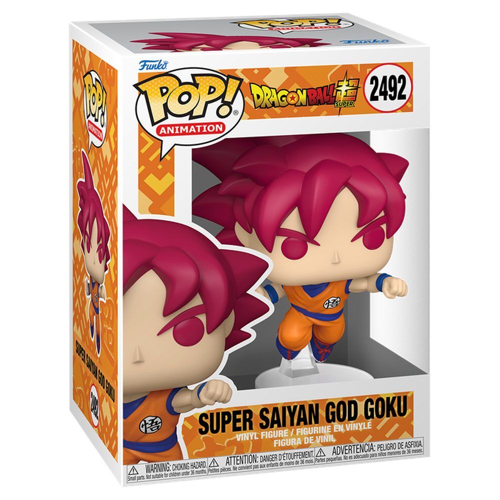 Funko Pop! Dragon Ball Super - Super Saiyan God Goku #2492 Image 1 VR.LV Funko Pop! Dragon Ball Super - Super Saiyan God Goku #2492 Image 1