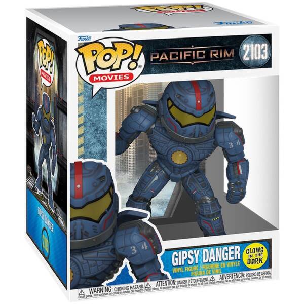 Funko Pop! Super: Pacific Rim - Gipsy Danger #2103 (Glows in the Dark) Image 1