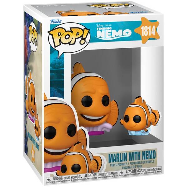 Funko Pop! Disney Pixar Finding Nemo - Marlon with Nemo #1814 Image 1