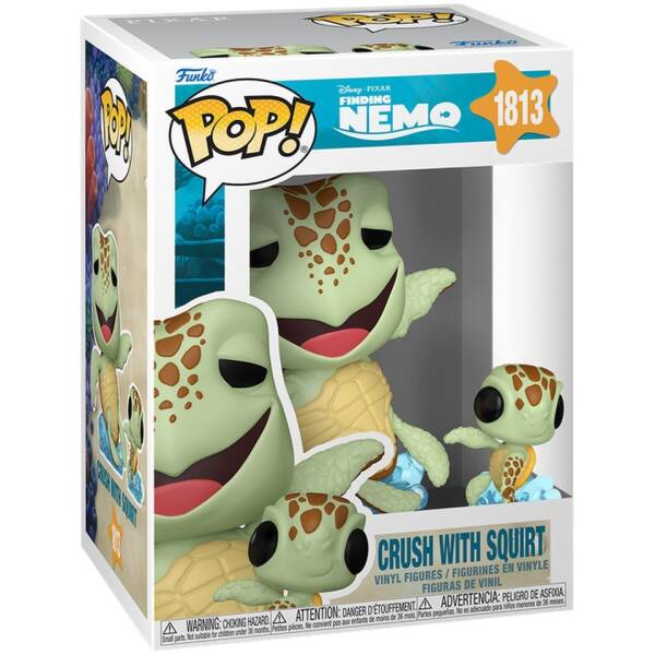 Funko Pop! Disney Pixar Finding Nemo - Crush with Squirt #1813 Image 1