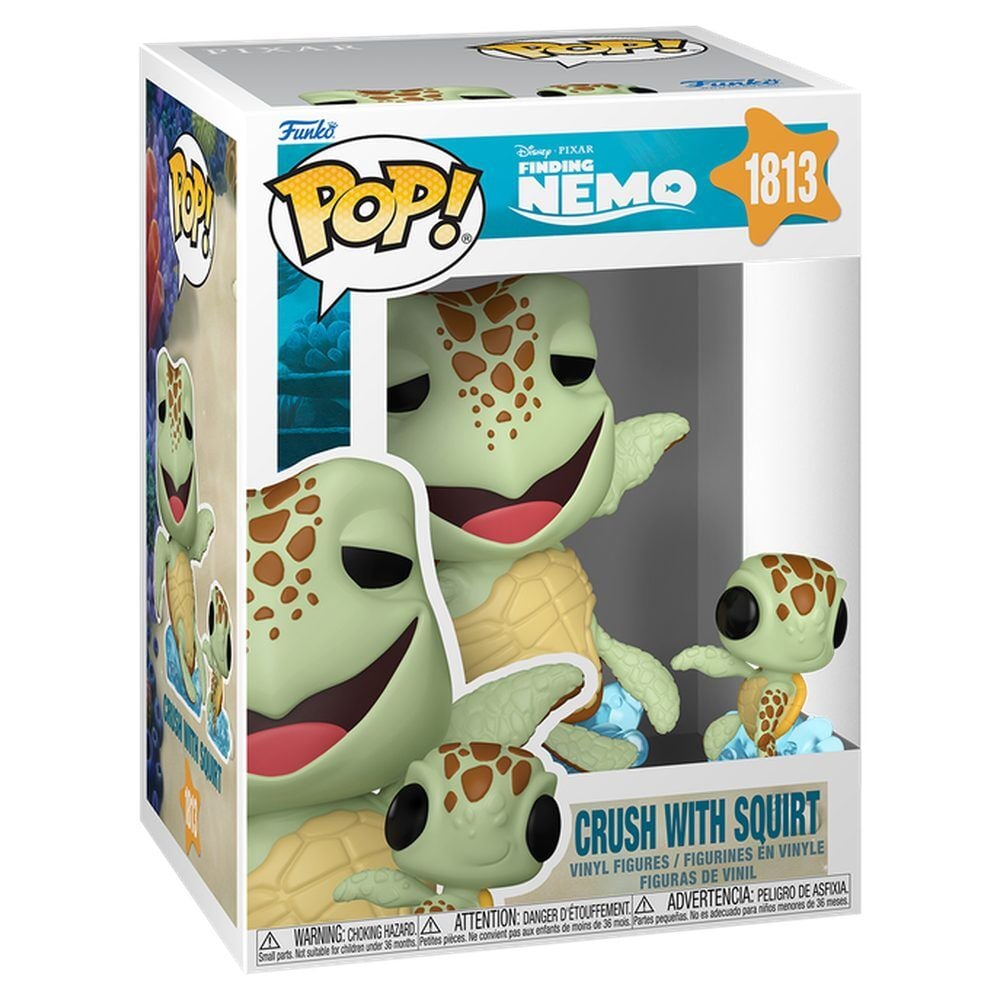 Funko Pop! Disney Pixar Finding Nemo - Crush with Squirt #1813 Image 1 VR.LV Funko Pop! Disney Pixar Finding Nemo - Crush with Squirt #1813 Image 1