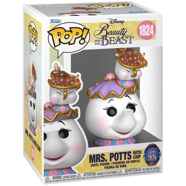 Funko Pop! Disney Beauty And The Beast - Mrs. Potts with Chip #1824 Image 1