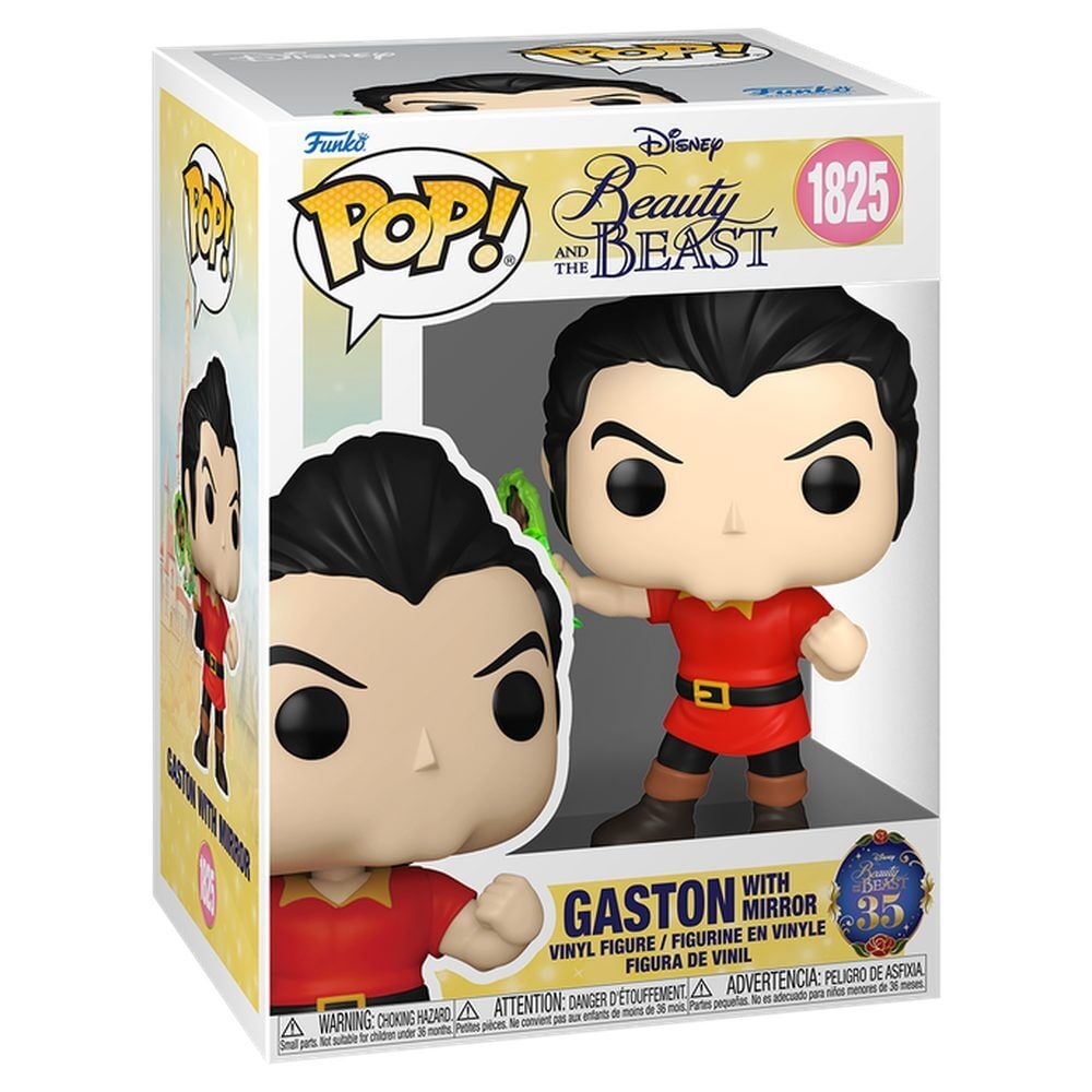 Funko Pop! Disney Beauty And The Beast - Gaston with Mirror #1825 Image 1 VR.LV Funko Pop! Disney Beauty And The Beast - Gaston with Mirror #1825 Image 1