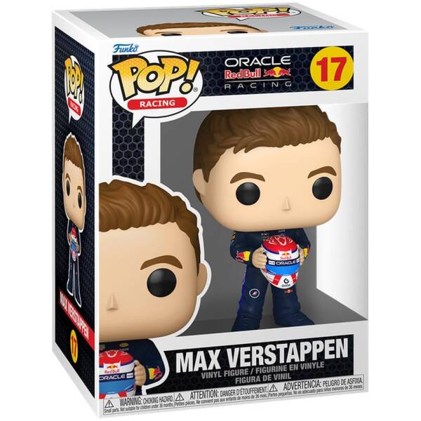 Funko Pop! Oracle Red Bull Racing - Max Verstappen #17 Image 1