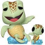 Funko Pop! Disney Pixar Finding Nemo - Crush with Squirt #1813 Image 2