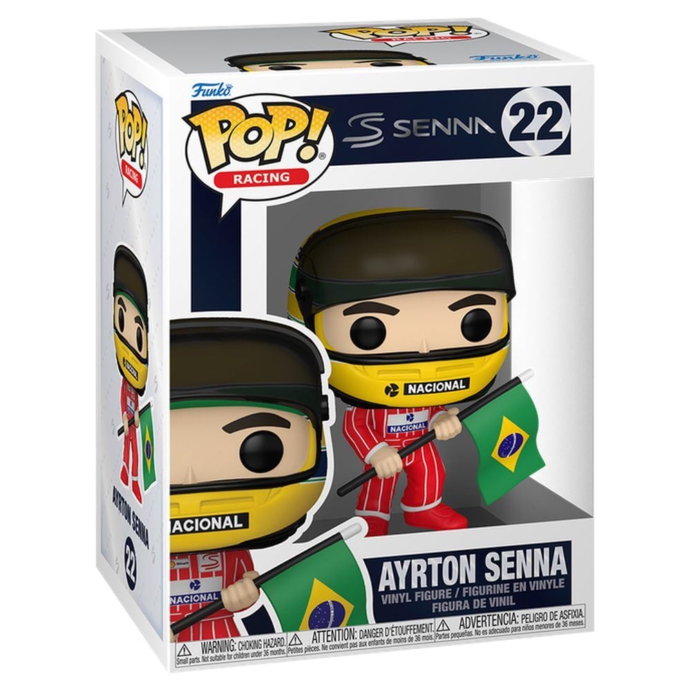 Funko Pop! Racing Senna (Brazilian Flag) #22 Image 1 VR.LV Funko Pop! Racing Senna (Brazilian Flag) #22 Image 1