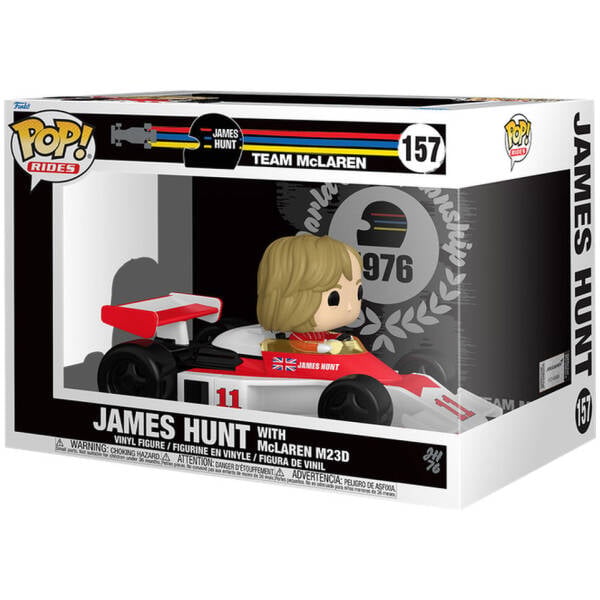 Funko Pop! Rides Super Deluxe Racing James Hunt with McLaren M23D #157 Image 1
