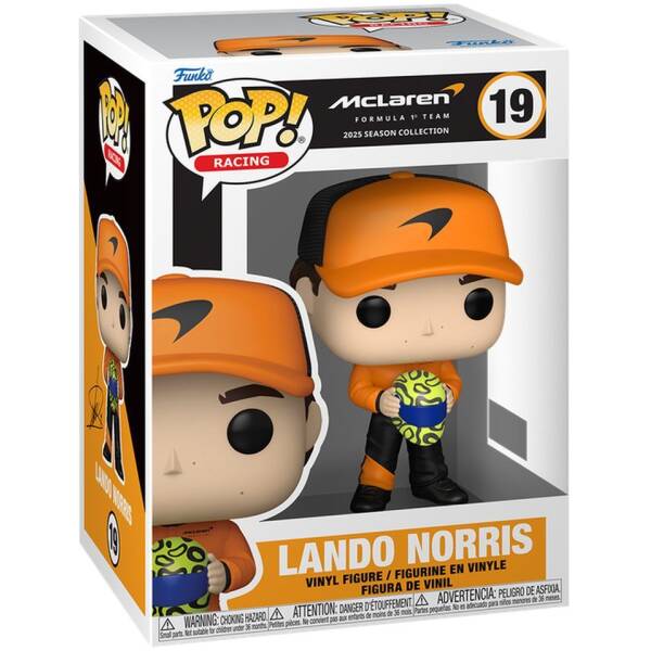 Funko Pop! Racing McLaren Lando Norris #19 Image 1