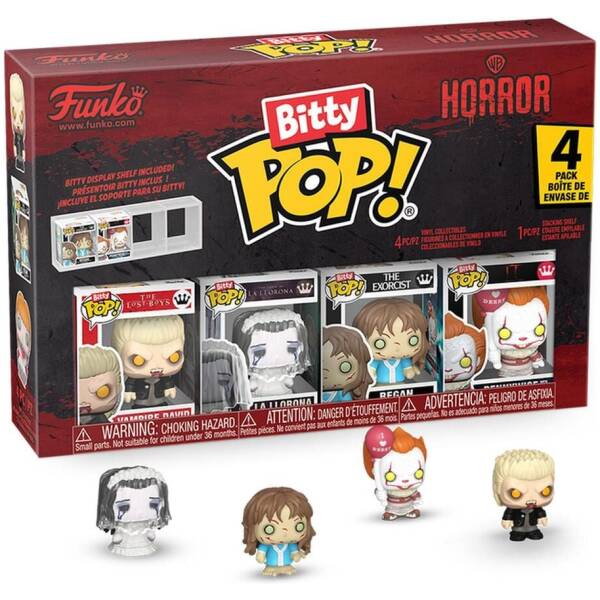 Bitty POP pack 4 figures Warner Bros Horror Serie 1 Image 1