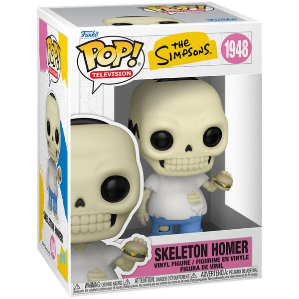Funko Pop! The Simpsons - Skeleton Homer #1948 Image 1