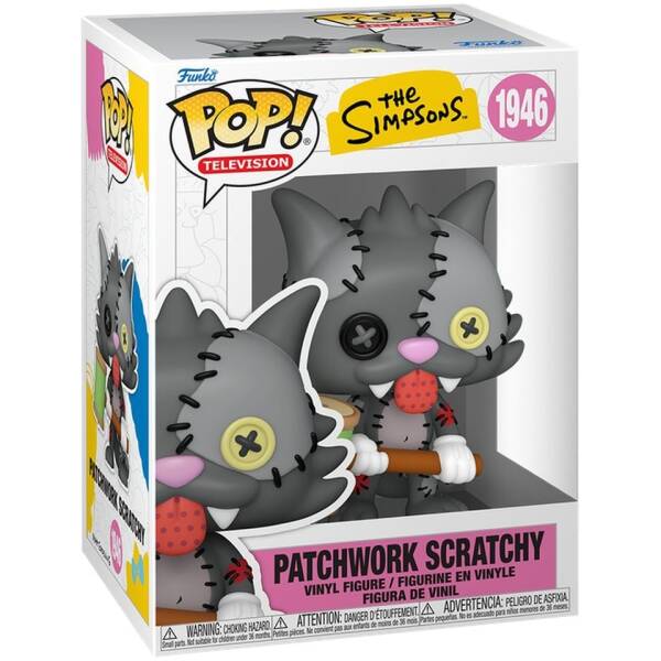 Funko Pop! The Simpsons - Patchwork Scratchy #1946 Image 1