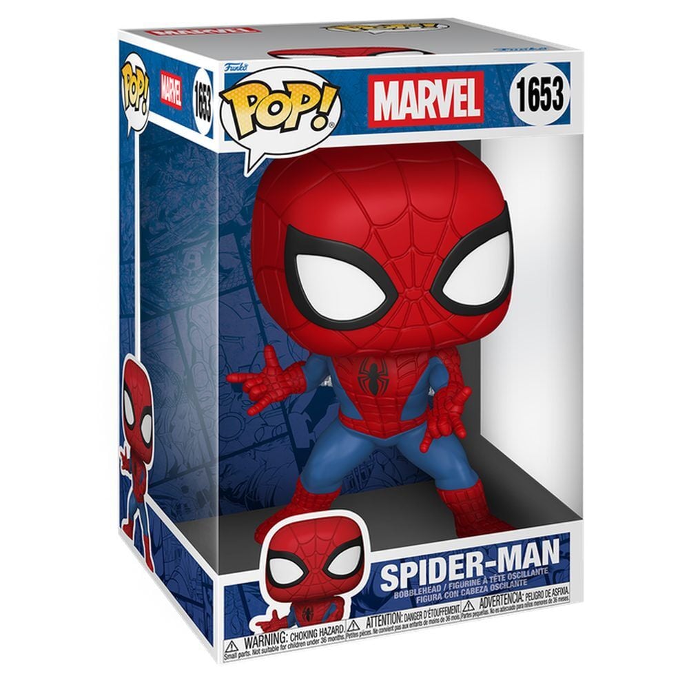 Funko Pop! Jumbo Marvel - Spider-Man #1653 Image 1 VR.LV Funko Pop! Jumbo Marvel - Spider-Man #1653 Image 1