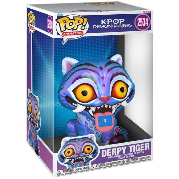 Funko Pop! Jumbo KPop Demon Hunters - Derpy Tiger #2534 Image 1