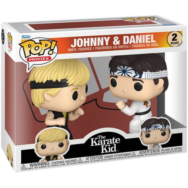 Funko Pop! The Karate Kid - Johnny & Daniel pack of 2 Image 1