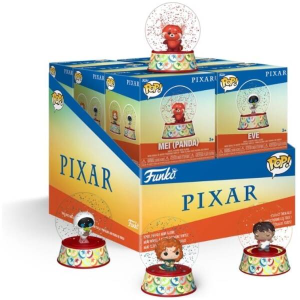 Assorted Mystery Mini Snow globe figure Disney Pixar Image 1