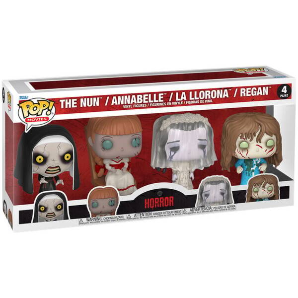 Funko Pop! Warner Bros Horror pack of 4 Image 1