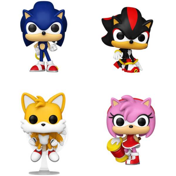 Funko Pop! Sonic the Hedgehog pack of 4 Image 2