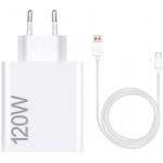Xiaomi Travel Charger HyperCharge Combo USB-C 120W White Image 1