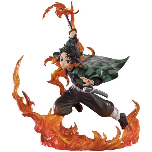 Demon Slayer: Kimetsu no Yaiba - Tanjiro Kamado Kyojuro Rengokus Sword Guard figure 19,5cm Image 1