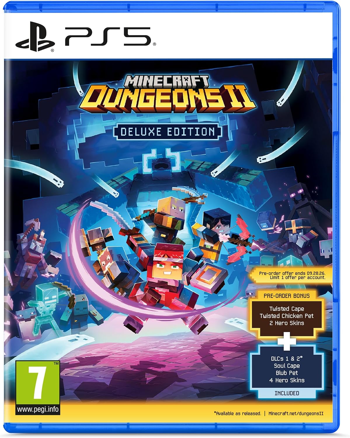 Minecraft Dungeons 2 Deluxe Edition PS5 Image 1 VR.LV Minecraft Dungeons 2 Deluxe Edition PS5 Image 1