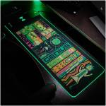 Rick and Morty Desk Gaming Mat & Mobile Charger Image 2