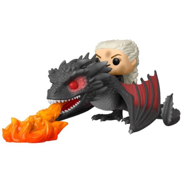 Funko Pop! Game of Thrones - Daenerys on Fiery Drogon #68 Image 2