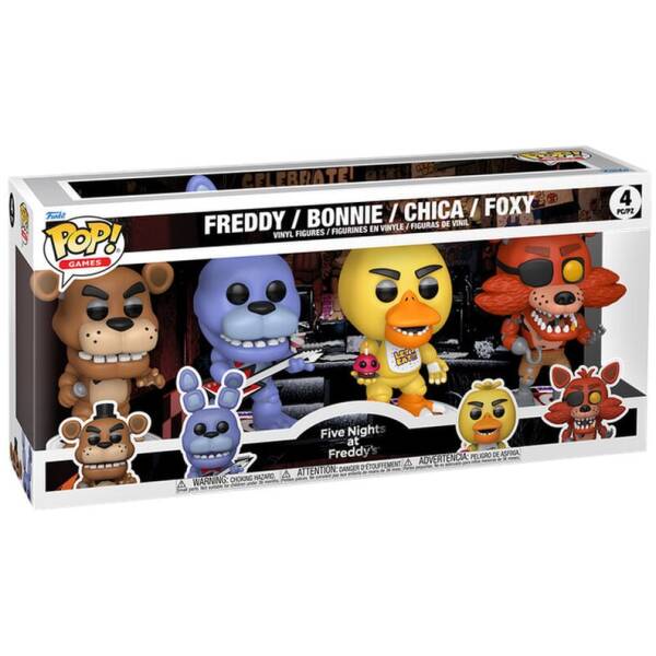 Funko Pop! Five Nights at Freddy's pack of 4 figures Image 1