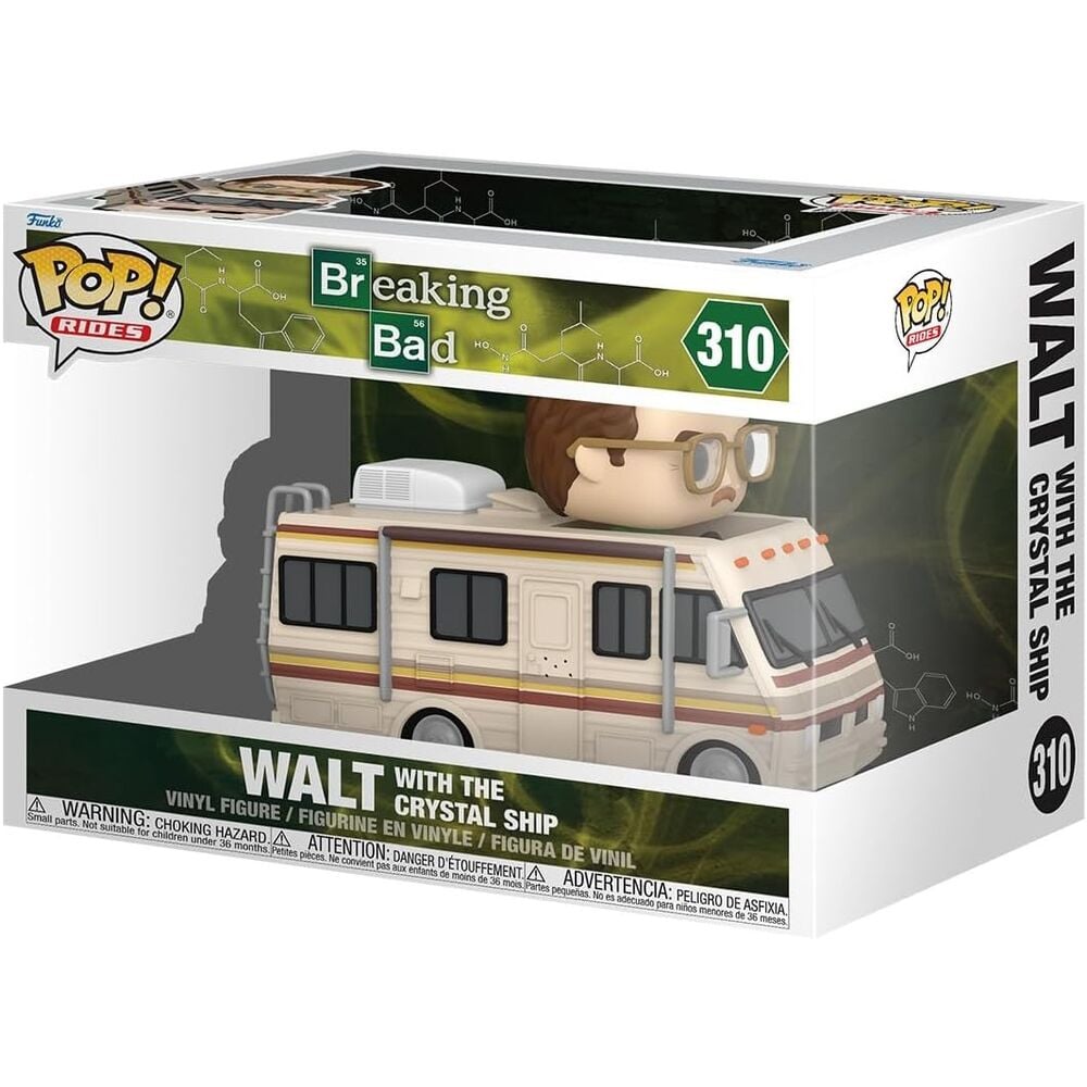 Funko Pop! Rides Deluxe: Breaking Bad - Walt with The Crystal Ship #310 Image 1 VR.LV Funko Pop! Rides Deluxe: Breaking Bad - Walt with The Crystal Ship #310 Image 1