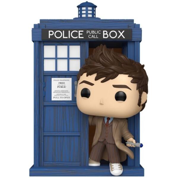 Funko Pop! Rides Deluxe Doctor Who Tardis with Tenth Doctor #318 Image 2