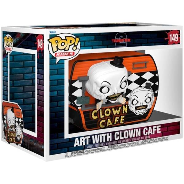 Funko Pop! Rides Super Deluxe Terrifier 2 Art with Clown Cafe #149 Image 1