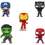 Funko Pop! Pack of 5 Marvel figures Image 2