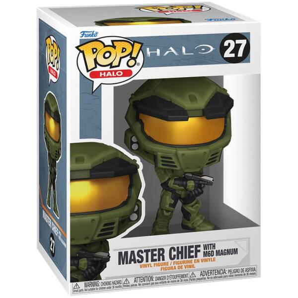 Funko Pop! Halo - Master Chief with M6D Magnum #27 Image 1