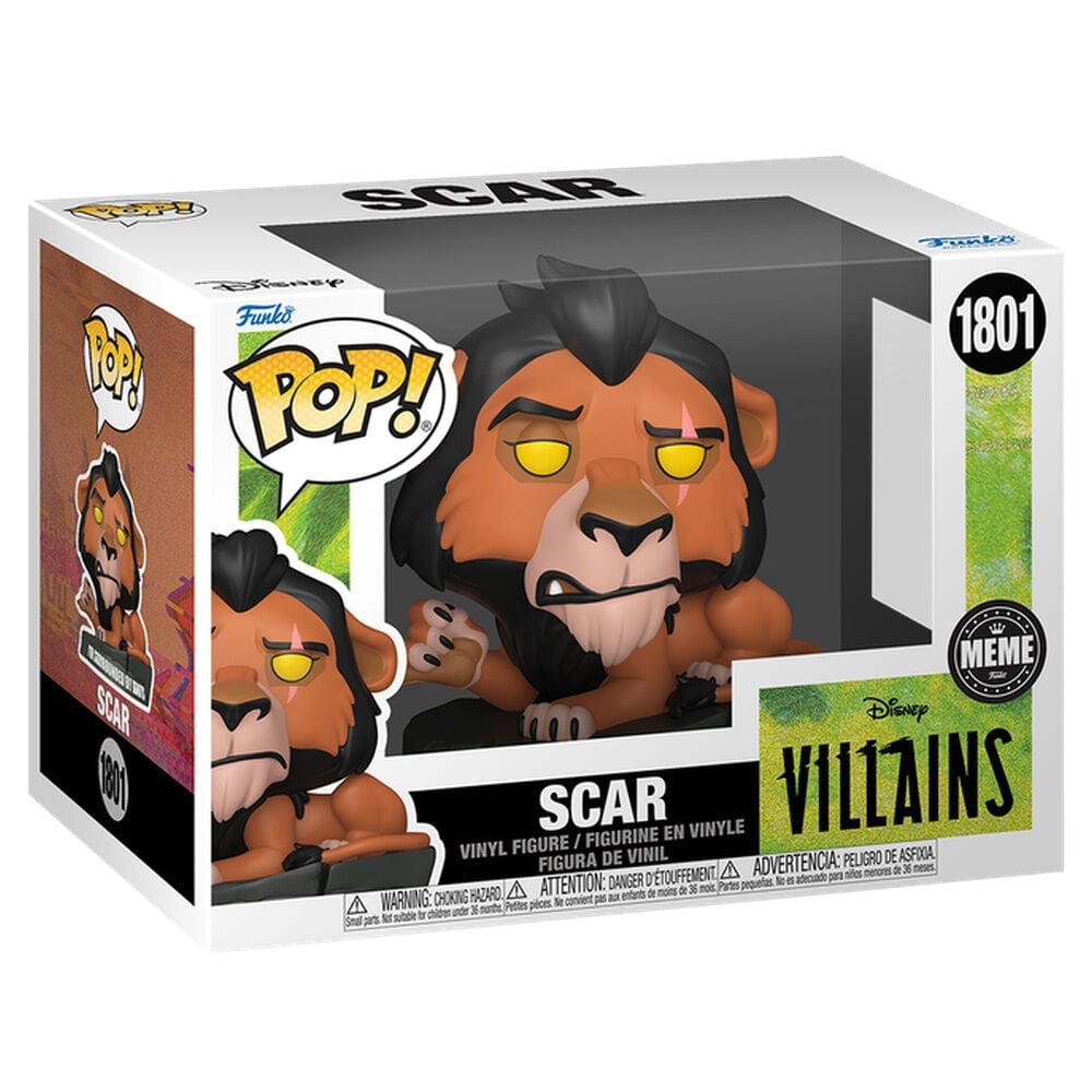 Funko Pop! Disney Villains: Scar #1801 Image 1 VR.LV Funko Pop! Disney Villains: Scar #1801 Image 1